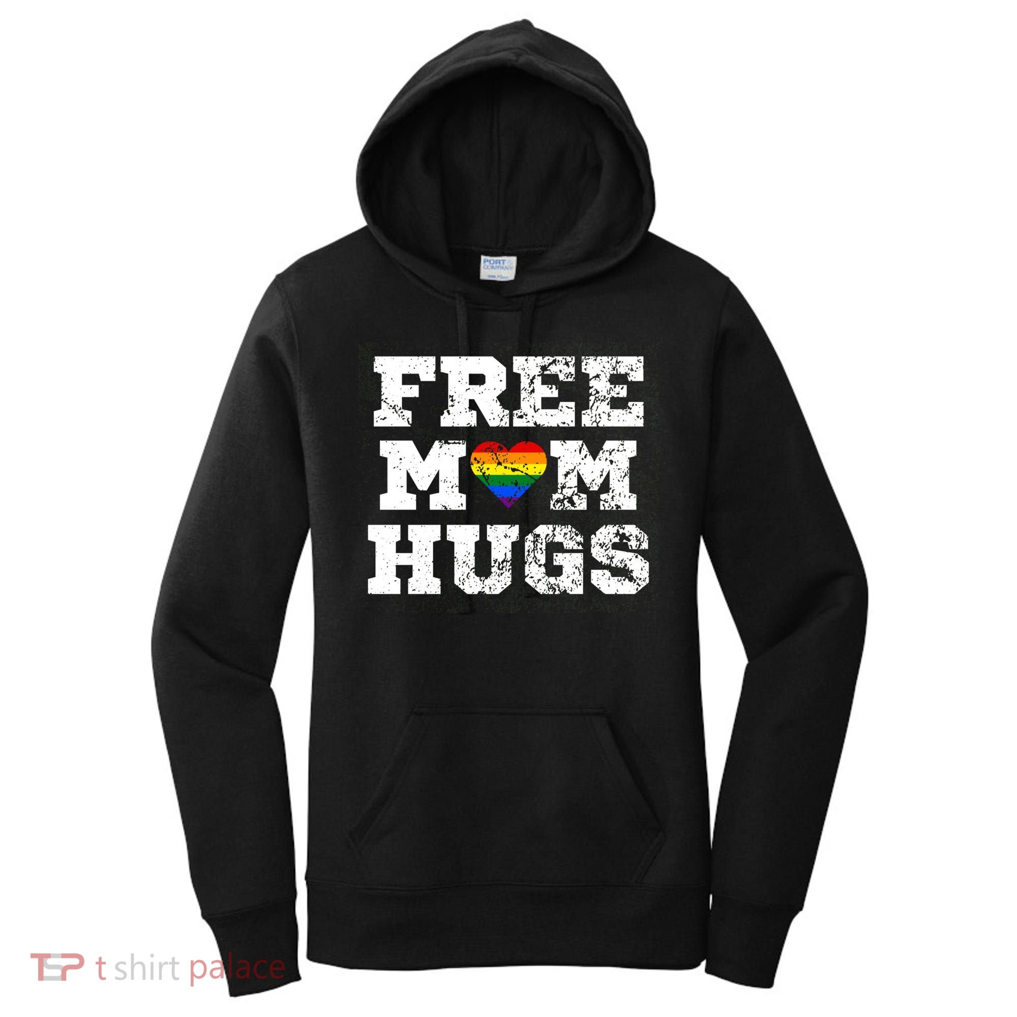 Classic Free Mom Hugs Free Mom Hugs Rainbow Pride Gift Women's Hoodie