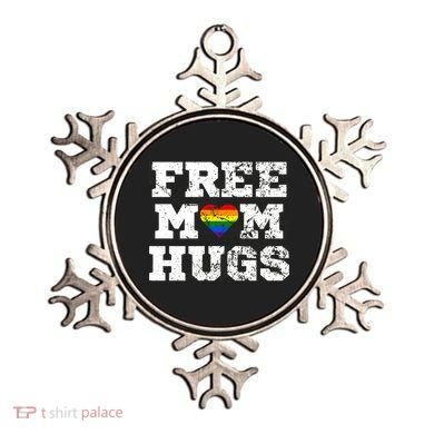 Classic Free Mom Hugs Free Mom Hugs Rainbow Pride Gift Ornament