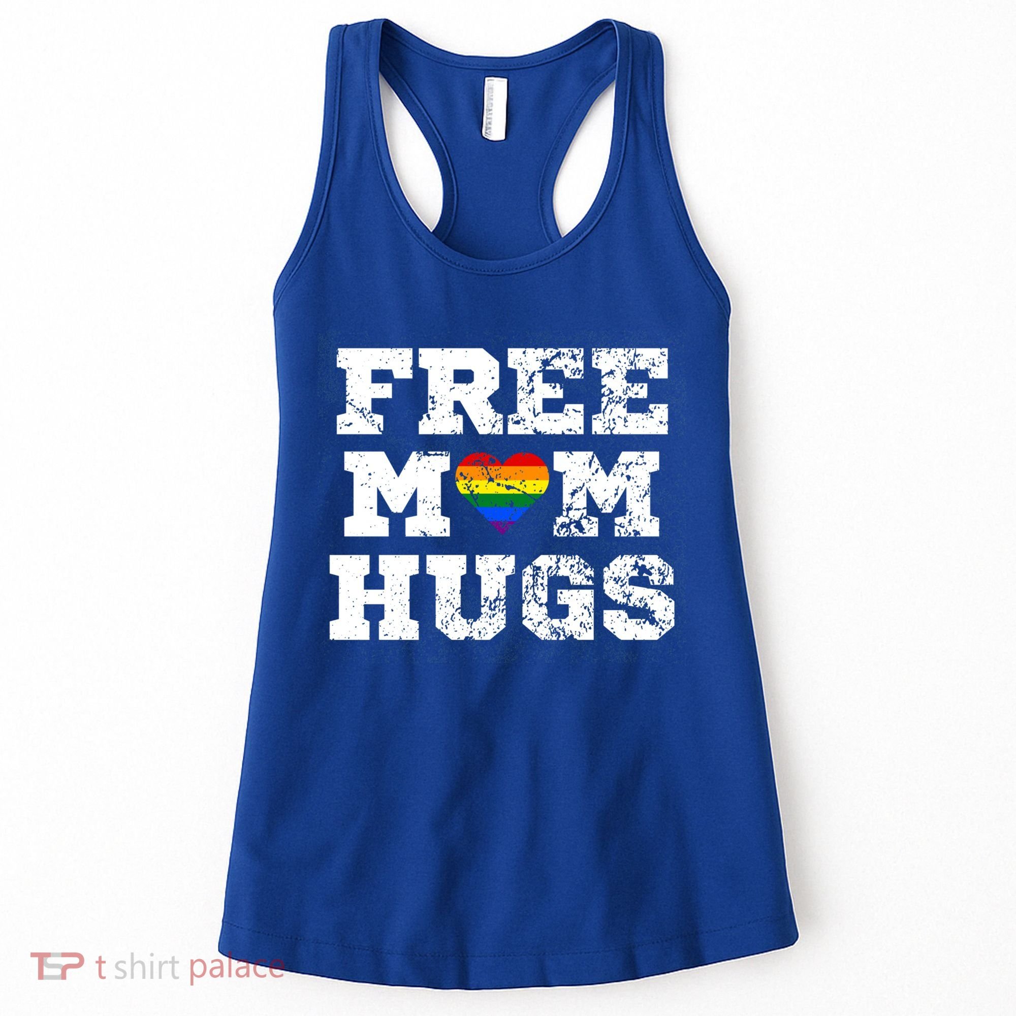 Classic Free Mom Hugs Free Mom Hugs Rainbow Pride Gift Women's Tank Top