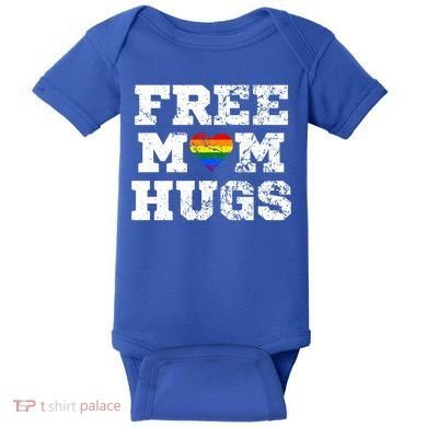Classic Free Mom Hugs Free Mom Hugs Rainbow Pride Gift Baby Bodysuit