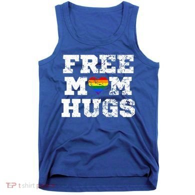 Classic Free Mom Hugs Free Mom Hugs Rainbow Pride Gift Tank Top