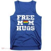 Classic Free Mom Hugs Free Mom Hugs Rainbow Pride Gift Tank Top thumb 0