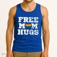 Classic Free Mom Hugs Free Mom Hugs Rainbow Pride Gift Tank Top thumb 3