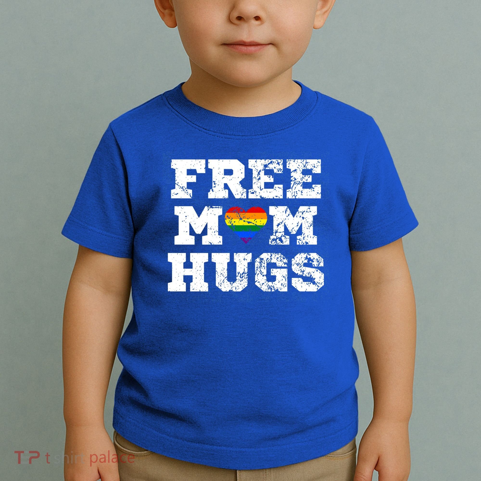 Classic Free Mom Hugs Free Mom Hugs Rainbow Pride Gift Toddler T-Shirt