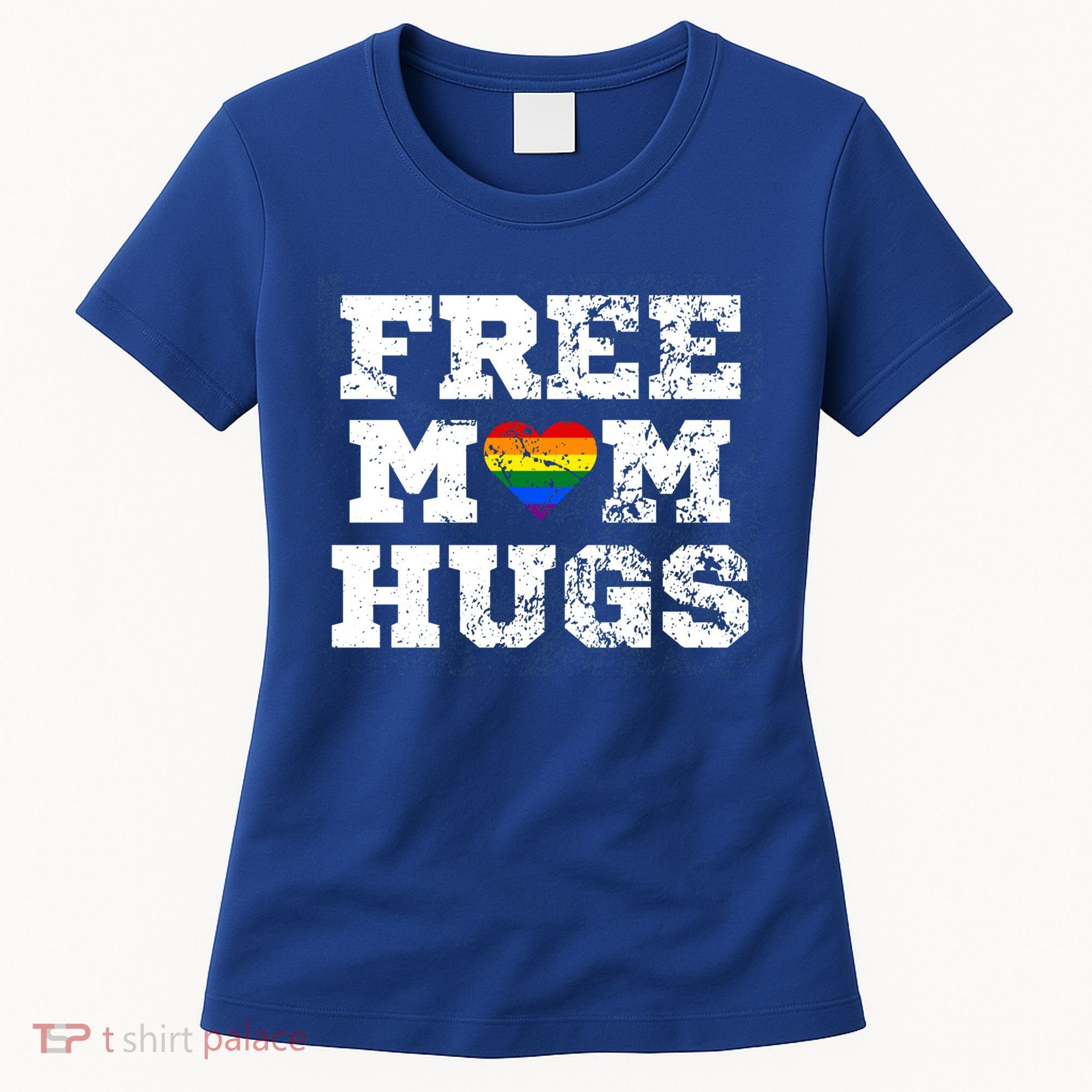Classic Free Mom Hugs Free Mom Hugs Rainbow Pride Gift Women's T-Shirt