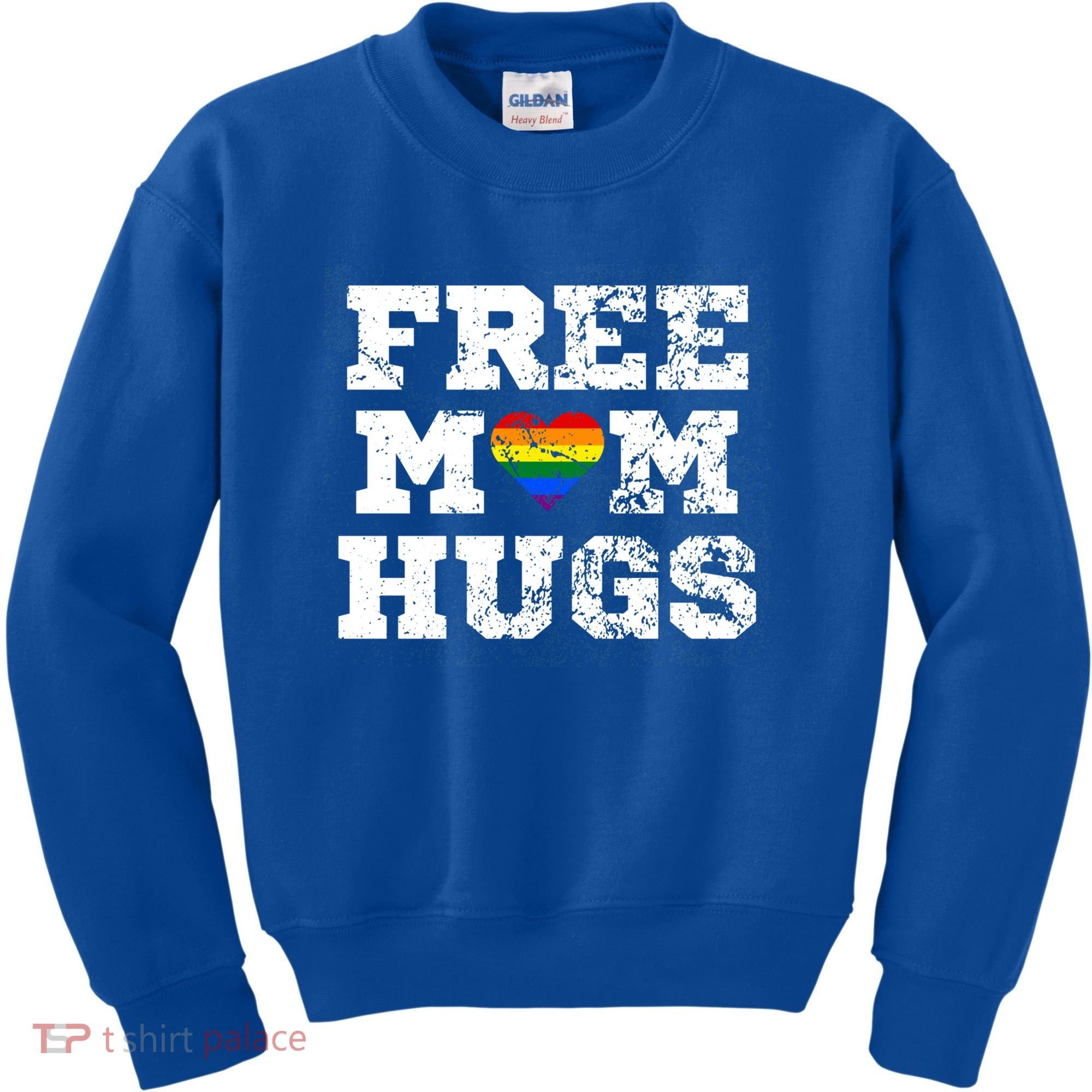 Classic Free Mom Hugs Free Mom Hugs Rainbow Pride Gift Kids Sweatshirt