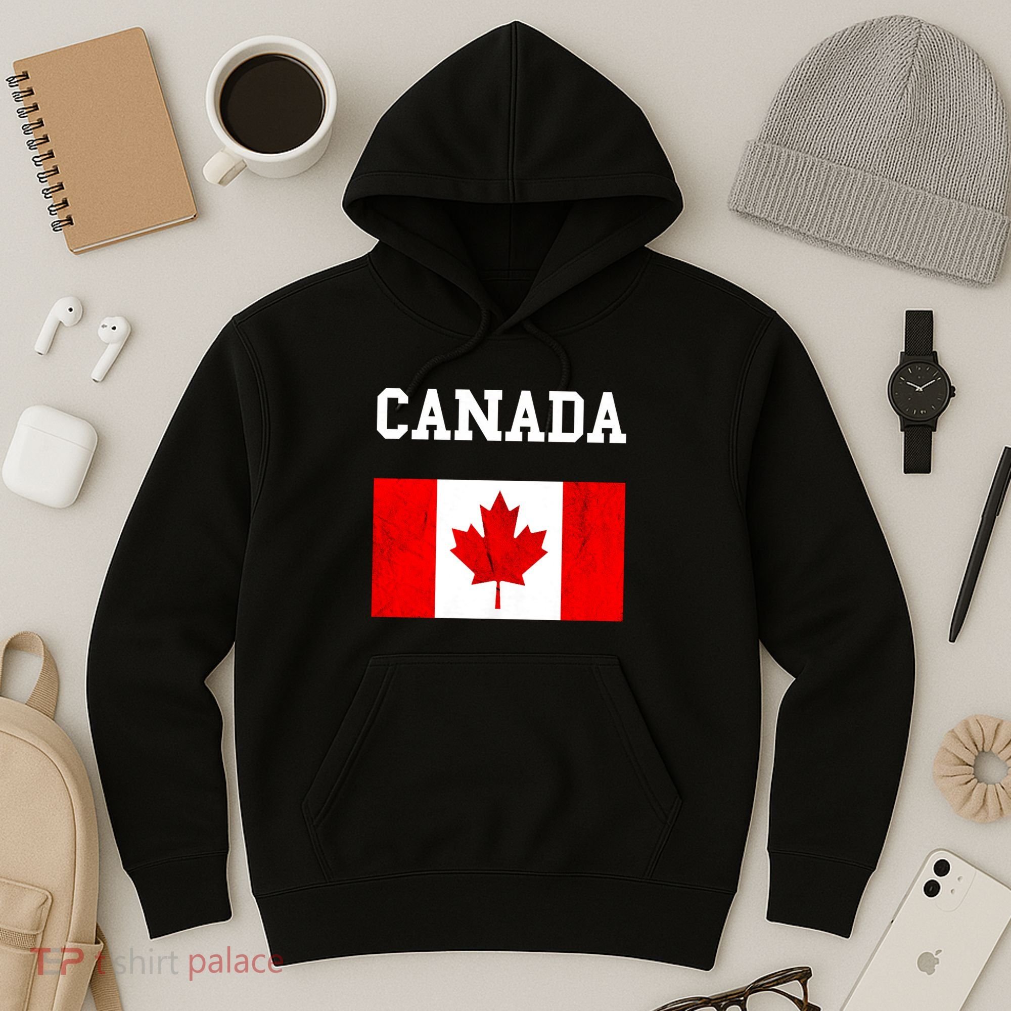 Canadian Flag Maple Leaf Canadian Flag Hoodie
