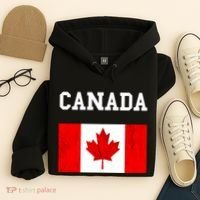 Canadian Flag Maple Leaf Canadian Flag Hoodie thumb 4