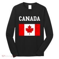 Canadian Flag Maple Leaf Canadian Flag Long Sleeve Shirt thumb 0