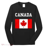 Canadian Flag Maple Leaf Canadian Flag Long Sleeve Shirt thumb 0