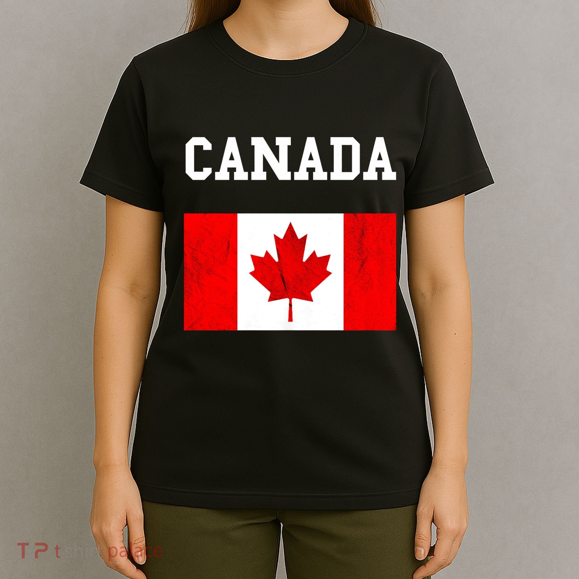 Canadian Flag Maple Leaf Canadian Flag T-Shirt