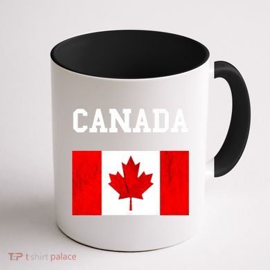 Canadian Flag Maple Leaf Canadian Flag Coffee Mug back