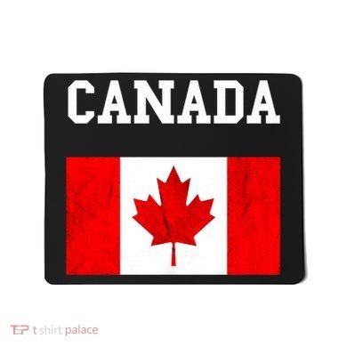 Canadian Flag Maple Leaf Canadian Flag Mousepad