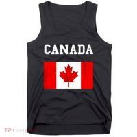 Canadian Flag Maple Leaf Canadian Flag Tank Top thumb 0