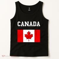 Canadian Flag Maple Leaf Canadian Flag Tank Top thumb 2