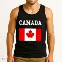 Canadian Flag Maple Leaf Canadian Flag Tank Top thumb 3