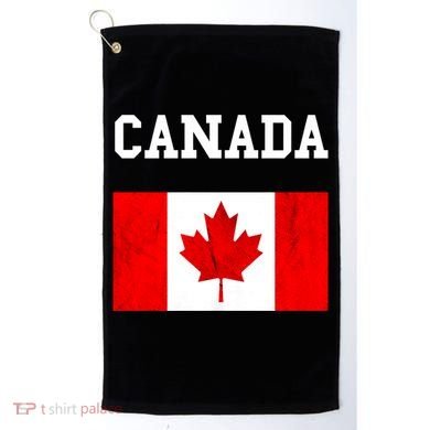 Canadian Flag Maple Leaf Canadian Flag Golf Towel