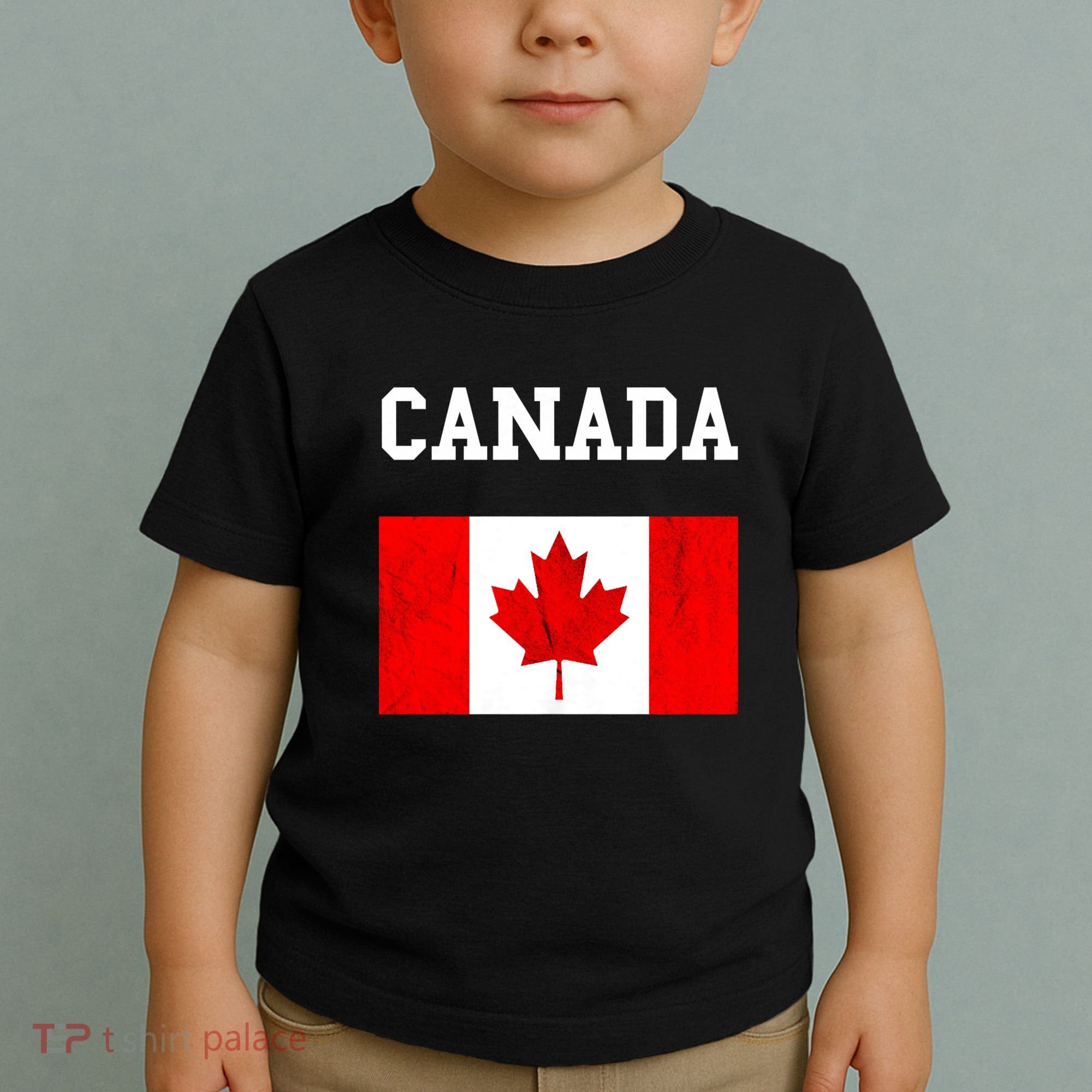 Canadian Flag Maple Leaf Canadian Flag Toddler T-Shirt