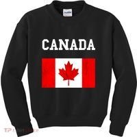 Canadian Flag Maple Leaf Canadian Flag Kids Sweatshirt thumb 0