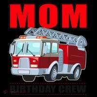 Cute Funny Mom Birthday Crew Firetruck Coffee Mug thumb 5