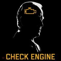 Cute Funny Meme Biden Check Engine Light Anti Biden USA-Made Doggie Bandana thumb 2