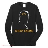 Cute Funny Meme Biden Check Engine Light Anti Biden Long Sleeve Shirt thumb 0