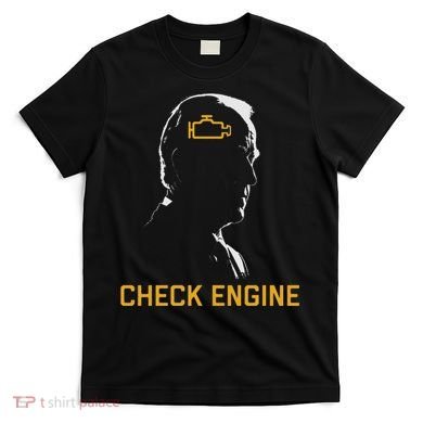 Cute Funny Meme Biden Check Engine Light Anti Biden T-Shirt