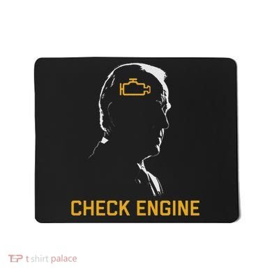 Cute Funny Meme Biden Check Engine Light Anti Biden Mousepad