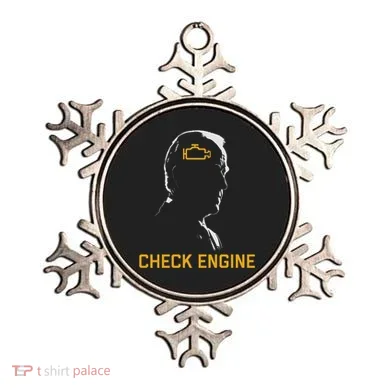 Cute Funny Meme Biden Check Engine Light Anti Biden Ornament