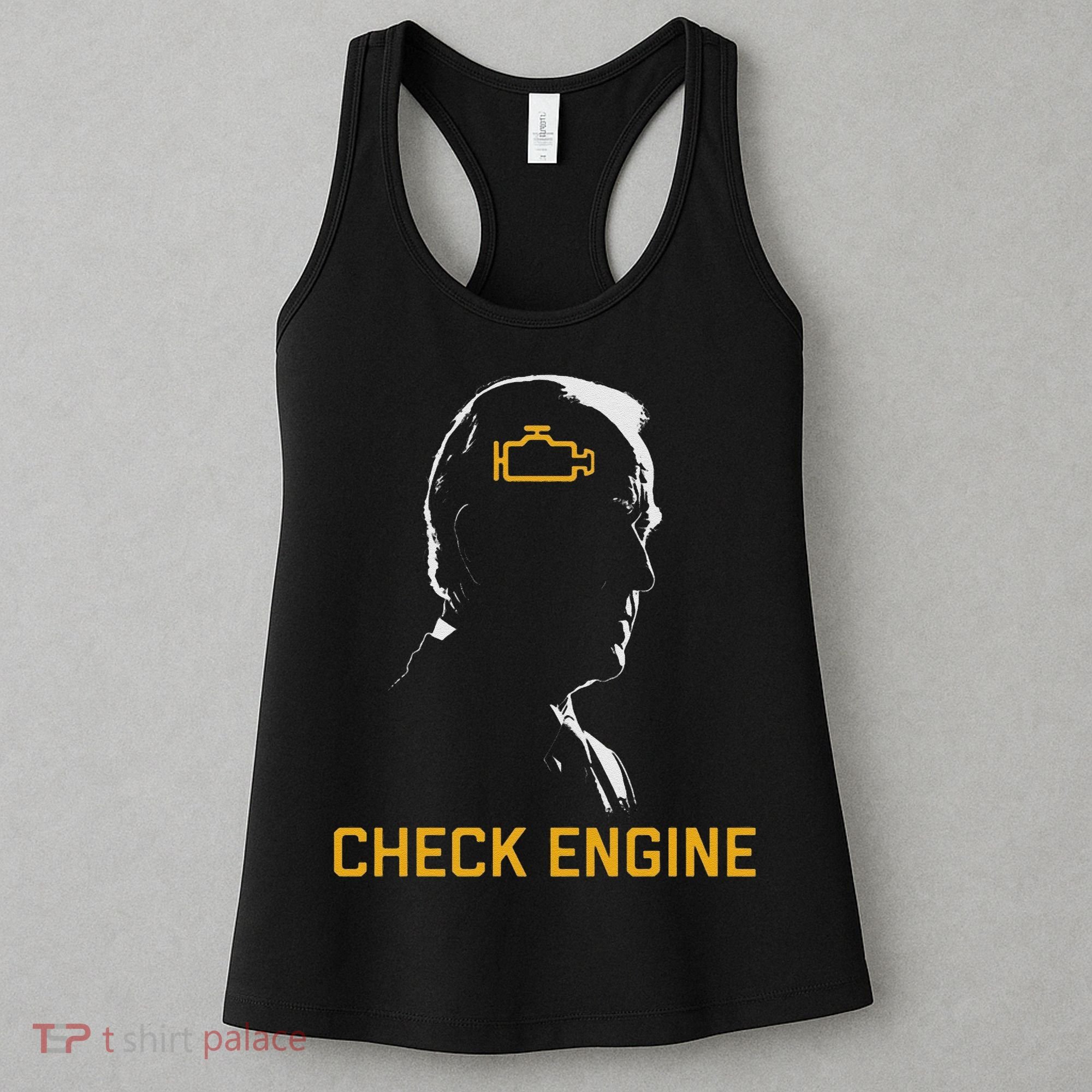 Cute Funny Meme Biden Check Engine Light Anti Biden Women's Tank Top