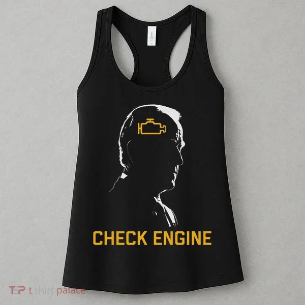 Cute Funny Meme Biden Check Engine Light Anti Biden Women's Tank Top