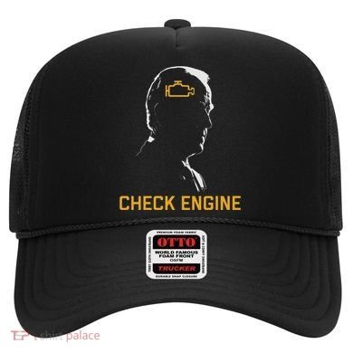 Cute Funny Meme Biden Check Engine Light Anti Biden Hat