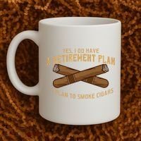 Cigar For Men Cigar Smoker Grandpa Dad Fathers Day Coffee Mug thumb 2