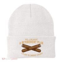 Cigar For Men Cigar Smoker Grandpa Dad Fathers Day Beanie thumb 0