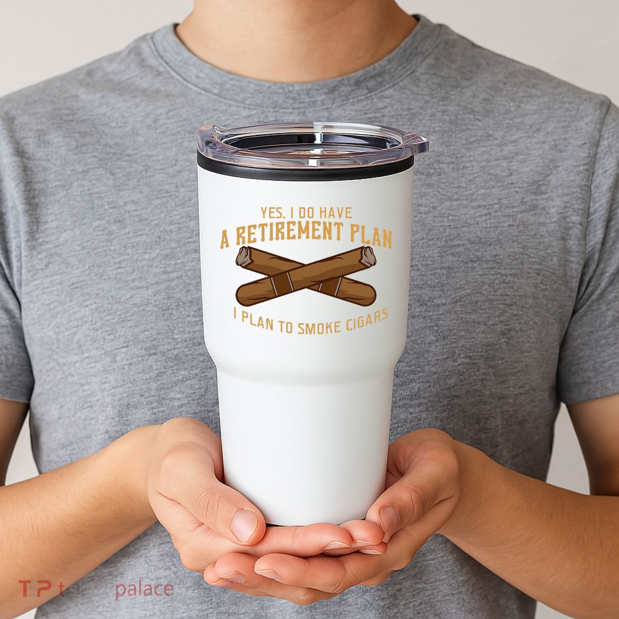 Cigar For Men Cigar Smoker Grandpa Dad Fathers Day Tumbler