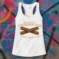 Cigar For Men Cigar Smoker Grandpa Dad Fathers Day Women's Tank Top thumb 3