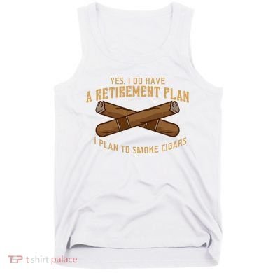 Cigar For Men Cigar Smoker Grandpa Dad Fathers Day Tank Top