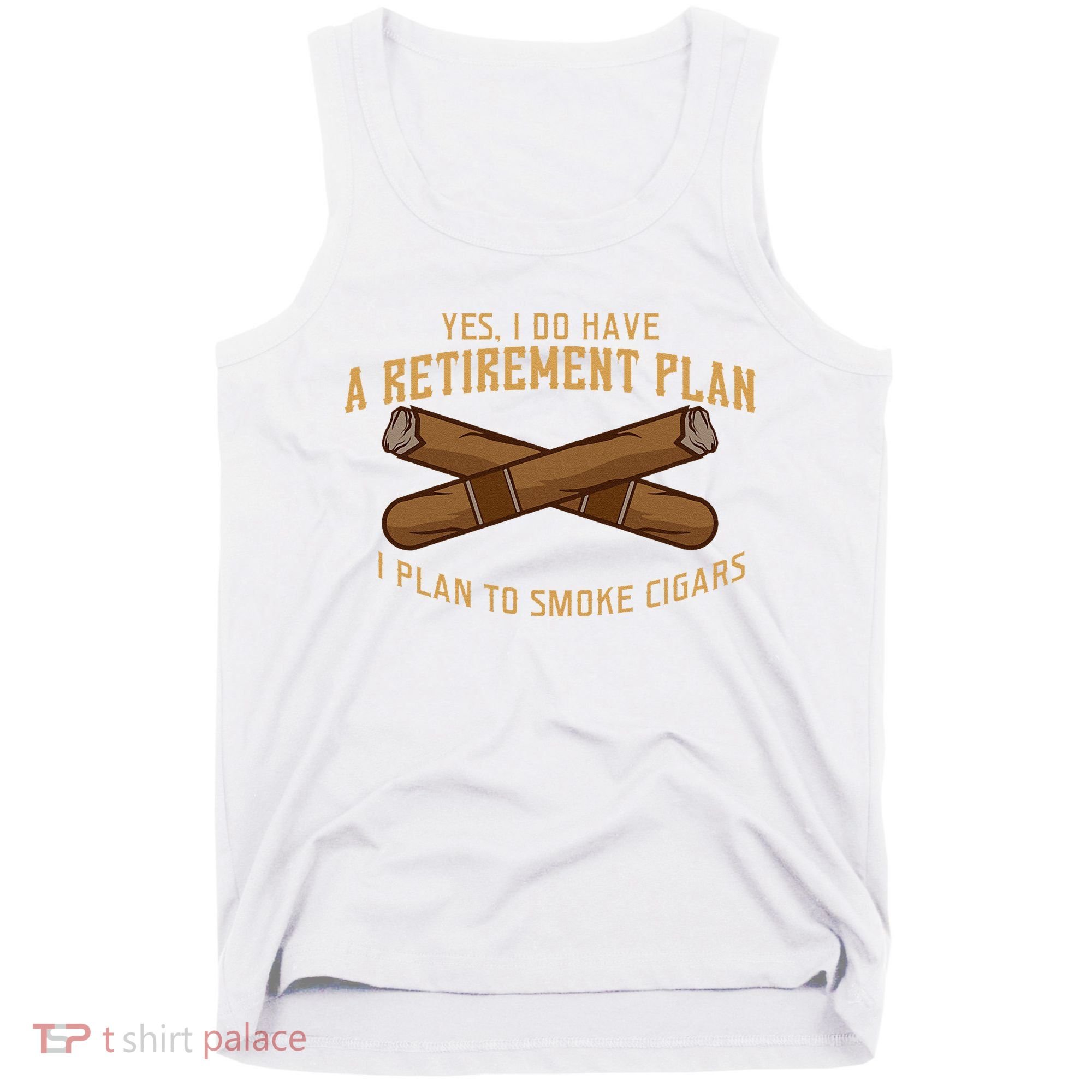 Cigar For Men Cigar Smoker Grandpa Dad Fathers Day Tank Top