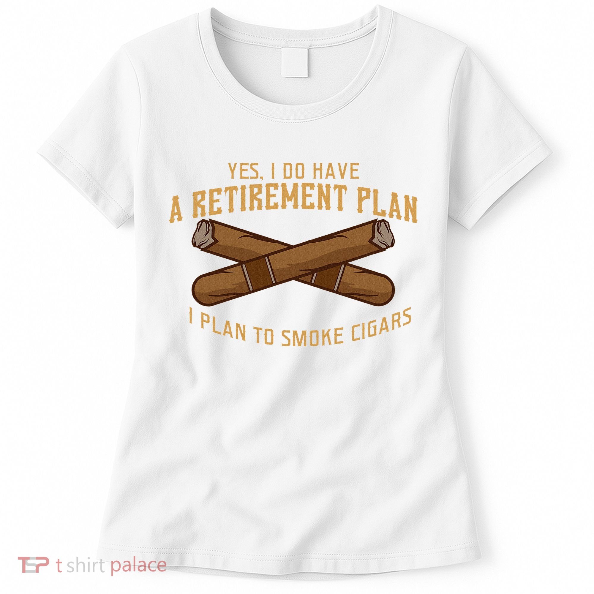 Cigar For Men Cigar Smoker Grandpa Dad Fathers Day Women's T-Shirt