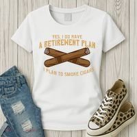 Cigar For Men Cigar Smoker Grandpa Dad Fathers Day Women's T-Shirt thumb 3
