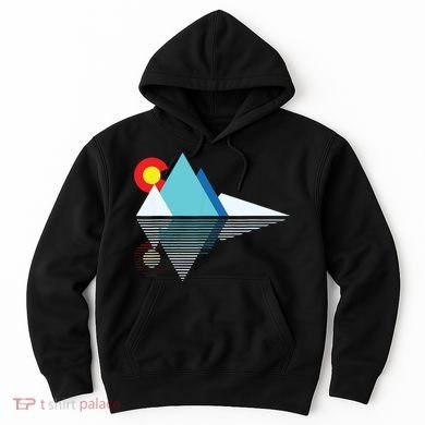 Colorado Flag Mountain Hoodie