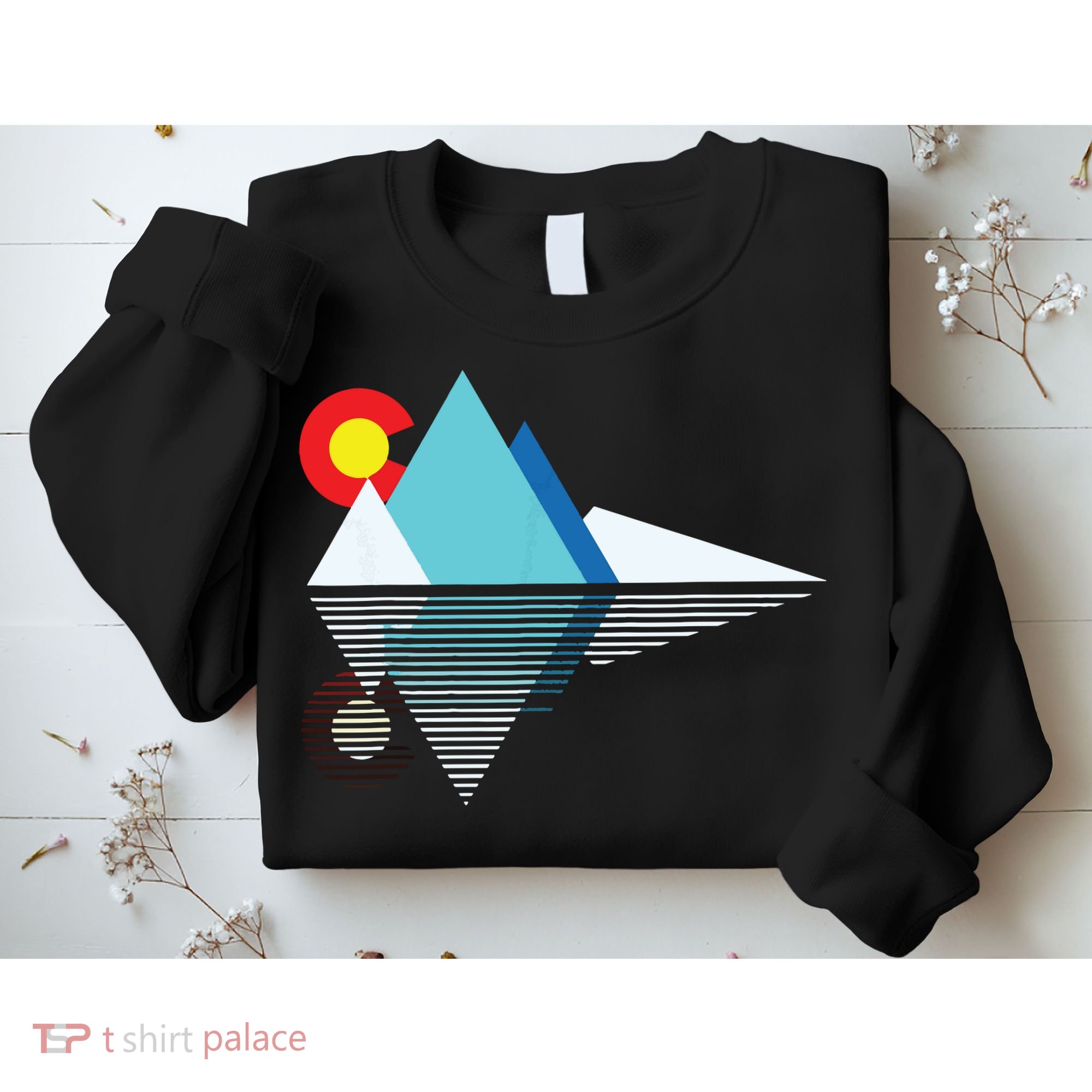 Colorado Flag Mountain Sweatshirt