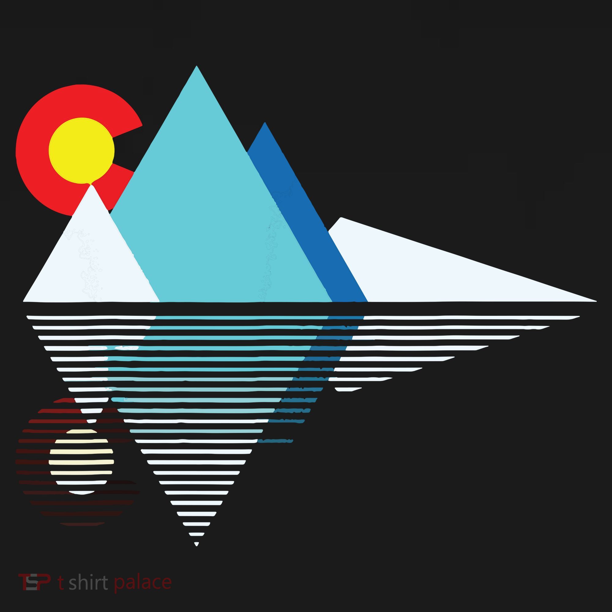 Colorado Flag Mountain T-Shirt