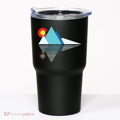 Colorado Flag Mountain Tumbler