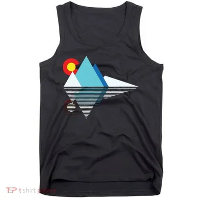 Colorado Flag Mountain Tank Top