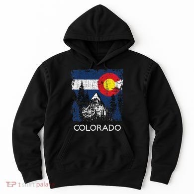 Colorado Flag Mountain Hoodie