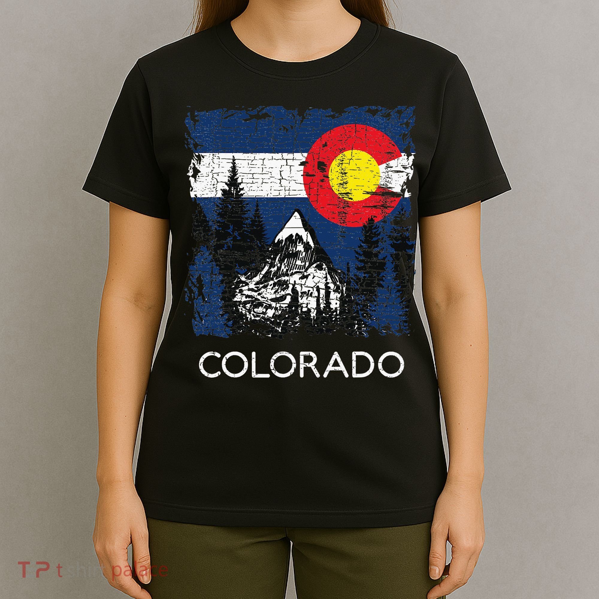 Colorado Flag Mountain T-Shirt