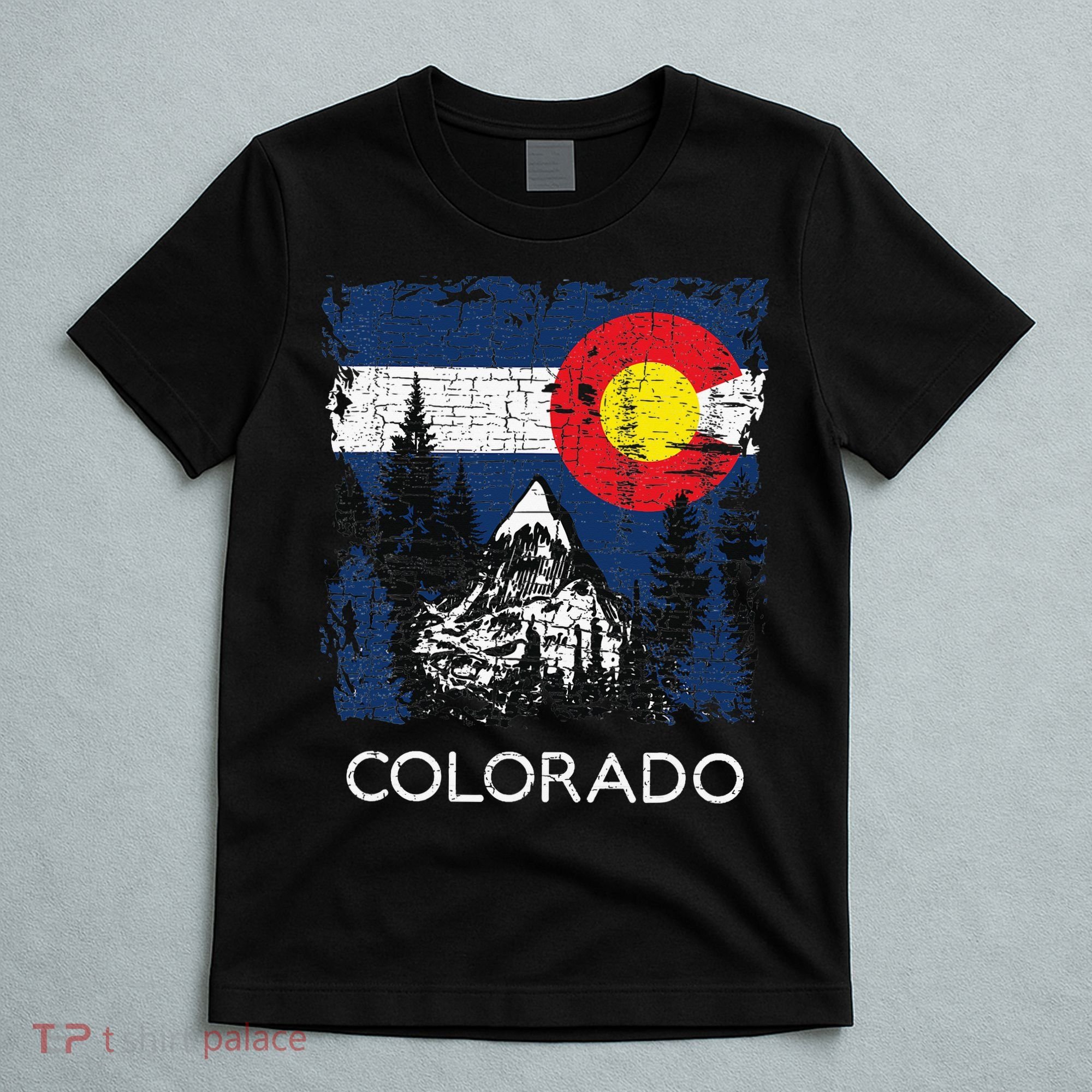 Colorado Flag Mountain T-Shirt