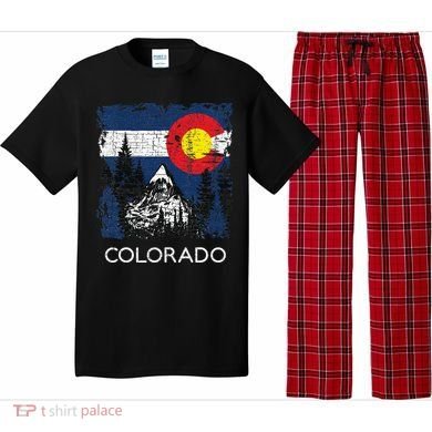 Colorado Flag Mountain Pajama Set