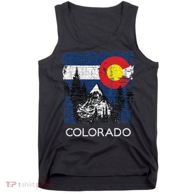 Colorado Flag Mountain Tank Top